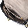 Стильна жіноча сумка-кроссбоді з натуральної гладкої шкіри чорного кольору Vintage (2422132) - 4
