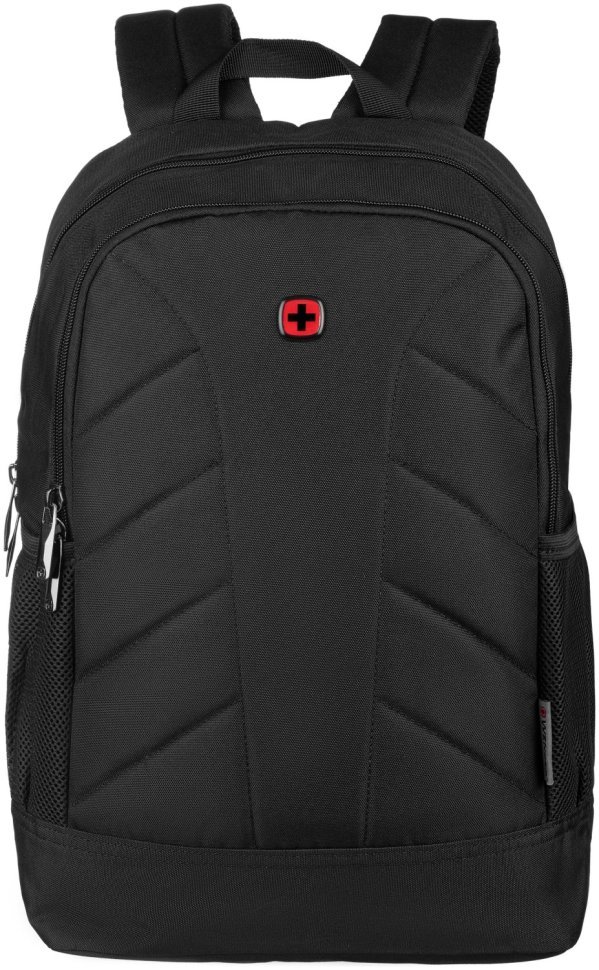 Универсальный рюкзак на каждый день с отделением для ноутбука до 16" Wenger Quadma черного цвета 103482 modnotak фото №3