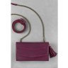 Класична сумка з натуральної шкіри в бордовому кольорі BlankNote Еліс (12636) - 4