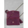 Класична сумка з натуральної шкіри в бордовому кольорі BlankNote Еліс (12636) - 5