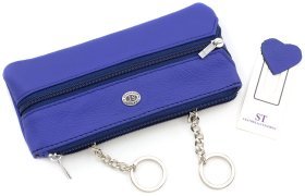 Яркая кожаная добротная ключница ST Leather (40031)