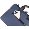 Компактная сумка чехол для ноутбука до 16" синего цвета через плечо Tucano Gommo Super Slim 103582 modnotak фото - 5