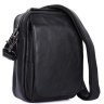 Мужская сумка-барсетка из добротной кожи черного цвета Tiding Bag (15826) фото №1 Мужская сумка-барсетка из добротной кожи черного цвета Tiding Bag (15826) modnotak фото - 1