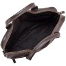 Качественная мужская сумка для ноутбука коричневого цвета с яркой строчкой Allan Marco (15856) - 5