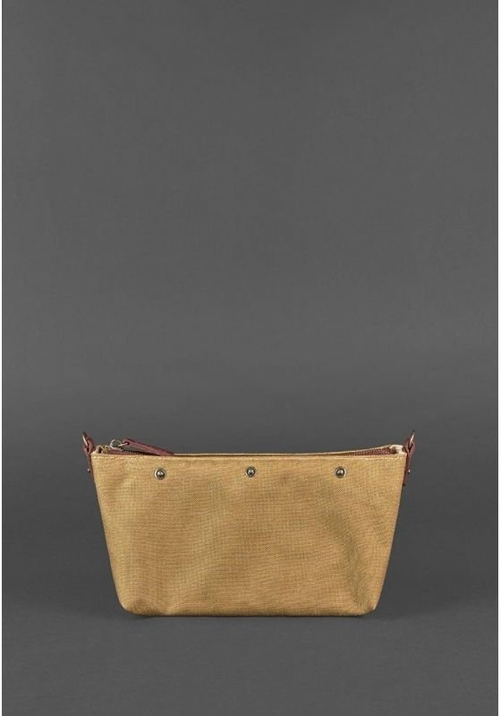 Бордовая сумка из натуральной плетеной кожи BlankNote Пазл S (12756)