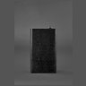 Черный клатч-органайзер из фактурной кожи с фиксацией BlankNote Blackwood (12934) - 6
