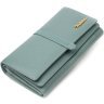 Великий жіночий гаманець із натуральної шкіри фісташкового кольору Tony Bellucci (2422065) - 1