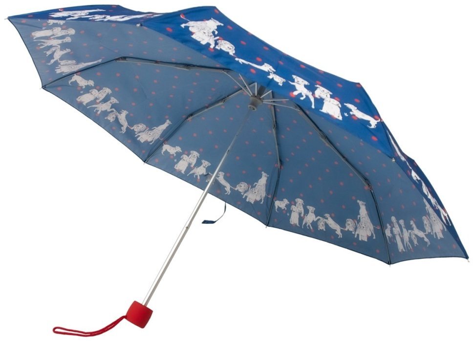 Зонт женский Fulton L354-041185 Minilite-2 Milis Friends (Синий в горошек с принтом щенят, механика) 94282 фото №7 Зонт женский Fulton L354-041185 Minilite-2 Milis Friends (Синий в горошек с принтом щенят, механика) 94282 modnotak фото №7