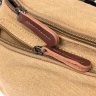 Текстильна поясна сумка в кольорі хакі Vintage (20175) - 7