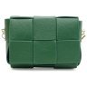 Стильная женская сумка из натуральной кожи Borsa Leather 94682 зелёного цвета фото №1 Стильная женская сумка из натуральной кожи Borsa Leather 94682 зелёного цвета modnotak фото - 1