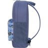 Текстильный рюкзак серого цвета с цветочным принтом Bagland (55582) - 4