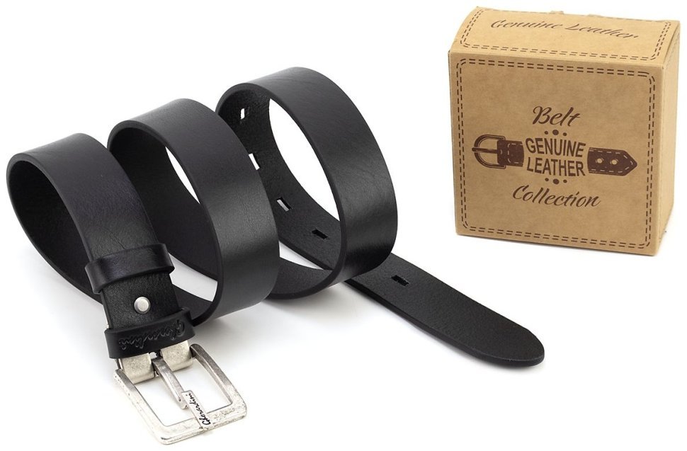 Високоякісний італійський шкіряний чоловічий ремінь Gherardini 40557-GER modnotak фото №6