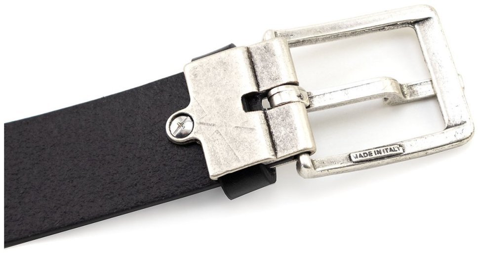 Високоякісний італійський шкіряний чоловічий ремінь Gherardini 40557-GER modnotak фото №3