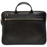 Повседневный мужской портфель из фактурной кожи для ноутбука и документов Desisan 106782 черного цвета modnotak фото - 2