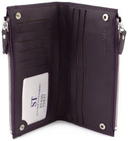 Кожаный женский кошелек с ремешком на руку ST Leather (16047)