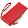 Красный женский купюрник из натуральной кожи с монетницей ST Leather 1767482 - 5