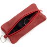 Велика шкіряна ключниця з двома відділеннями червоного кольору Leather Collection 97782 modnotak фото - 3