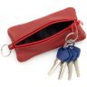 Велика шкіряна ключниця з двома відділеннями червоного кольору Leather Collection 97782 modnotak фото - 2
