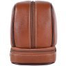 Вместительный несессер из натуральной фактурной кожи коричневого цвета Hammonds Flycatcher TC4003 Tan 107982 modnotak фото - 9