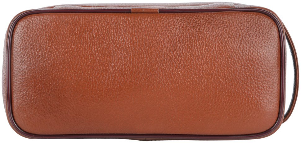 Вместительный несессер из натуральной фактурной кожи коричневого цвета Hammonds Flycatcher TC4003 Tan 107982 modnotak фото №10