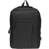 Чоловічий рюкзак чорного кольору з поліестеру з сумкою в комплекті Remoid (22147) - 2