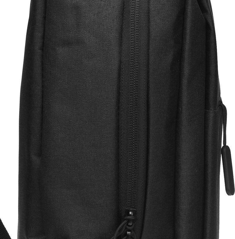 Чоловічий рюкзак чорного кольору з поліестеру з сумкою в комплекті Remoid (22147)
