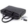 Кожаная сумка для документов и ноутбука до 16" H.T Premium Leather 108582​ черная modnotak фото - 13