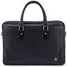 Кожаная сумка для документов и ноутбука до 16" H.T Premium Leather 108582​ черная modnotak фото - 5
