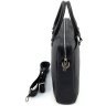 Кожаная сумка для документов и ноутбука до 16" H.T Premium Leather 108582​ черная modnotak фото - 4