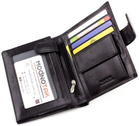 Большое мужское портмоне из гладкой кожи BOSTON (16709)