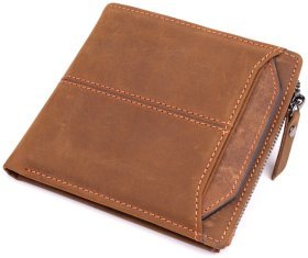 Мужское портмоне из винтажной кожи коричневого цвета Vintage 2422856