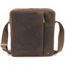Светло-коричневая мужская сумка через плечо из винтажной кожи Visconti Watson 69282 - 4