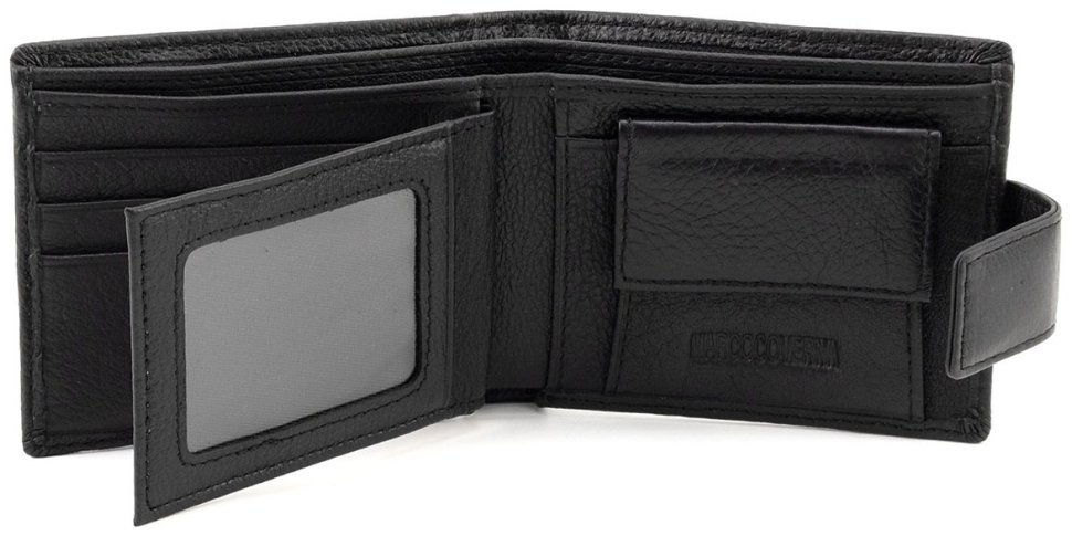 Классическое портмоне мужское из натуральной кожи с магнитной застежкой Marco Coverna 90883 фото №2 Классическое портмоне мужское из натуральной кожи с магнитной застежкой Marco Coverna 90883 modnotak фото №2