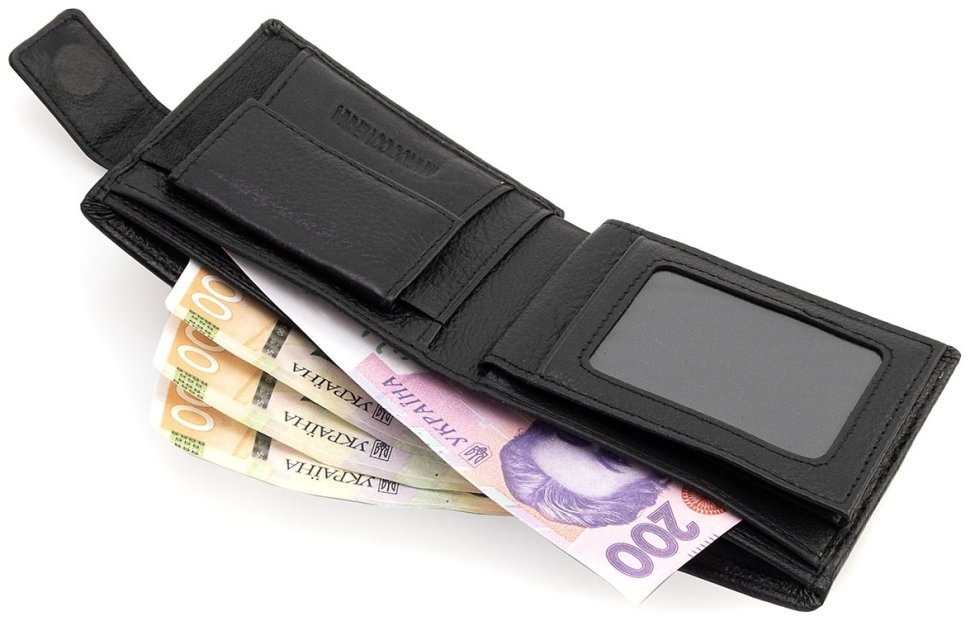 Классическое портмоне мужское из натуральной кожи с магнитной застежкой Marco Coverna 90883 фото №4 Классическое портмоне мужское из натуральной кожи с магнитной застежкой Marco Coverna 90883 modnotak фото №4