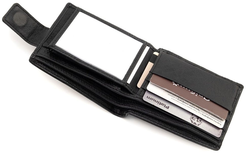 Классическое портмоне мужское из натуральной кожи с магнитной застежкой Marco Coverna 90883 фото №7 Классическое портмоне мужское из натуральной кожи с магнитной застежкой Marco Coverna 90883 modnotak фото №7