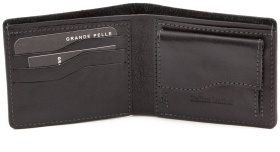 Стильне чоловіче портмоне з гладкої шкіри Grande Pelle (13232)