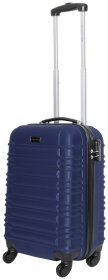 Пластикова валіза для ручної поклажі Nevada 18″ Vip Collection синя