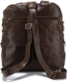 Универсальная сумка рюкзак коричневого цвета VINTAGE STYLE (14150)