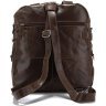 Універсальна сумка рюкзак коричневого кольору VINTAGE STYLE (14150) - 2