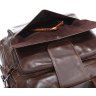 Універсальна сумка рюкзак коричневого кольору VINTAGE STYLE (14150) - 4