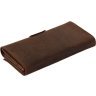Чоловік вінтажний гаманець-клатч з натуральної шкіри коричневого кольору Vintage (14444) - 9