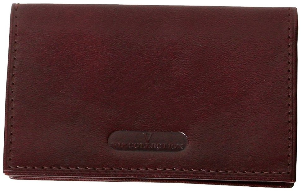 Шкіряна візитниця Newport коричневого кольору Vip Collection 102583 фото №1 Шкіряна візитниця Newport коричневого кольору Vip Collection 102583 modnotak фото №1