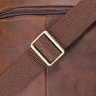 Мужская сумка-барсетка коричневого цвета из винтажной кожи Vintage (2421293) - 9
