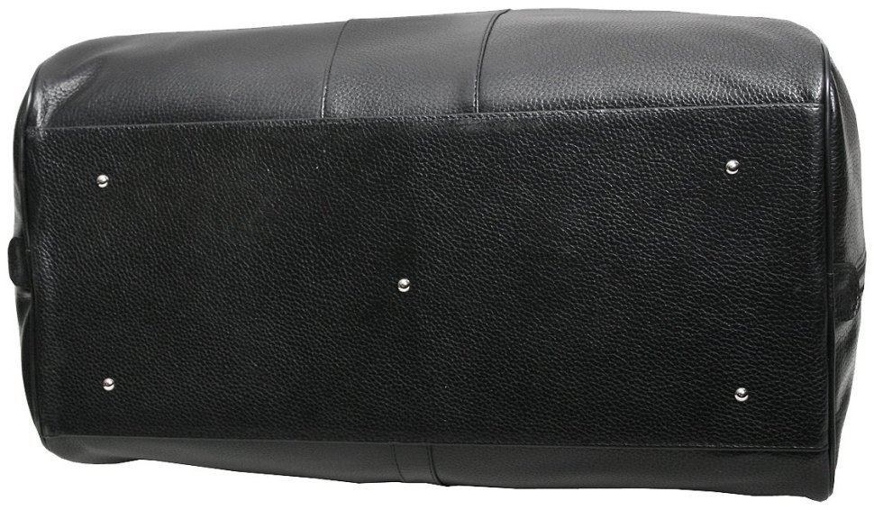 Дорожная сумка саквояж  из натуральной кожи флотар Vip Collection 102683 (черный цвет) modnotak фото №7