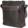 Винтажная мужская сумка из натуральной кожи в коричневом цвете SHVIGEL (00884) - 3