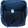 Женский текстильный рюкзак синего цвета с клапаном Bagland (53083) - 4