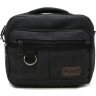 Горизонтальная мужская сумка-барсетка из темно-серого текстиля Monsen (21941) - 1