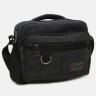 Горизонтальна чоловіча сумка-барсетка із темно-сірого текстилю Monsen (21941) - 3