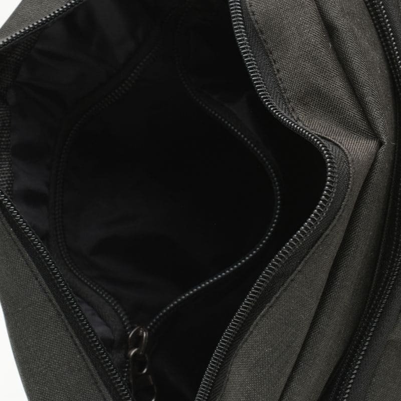 Горизонтальна чоловіча сумка-барсетка із темно-сірого текстилю Monsen (21941)