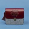 Женская бохо-сумка из фетра с кожаным клапаном BlankNote Лилу (12674) - 5